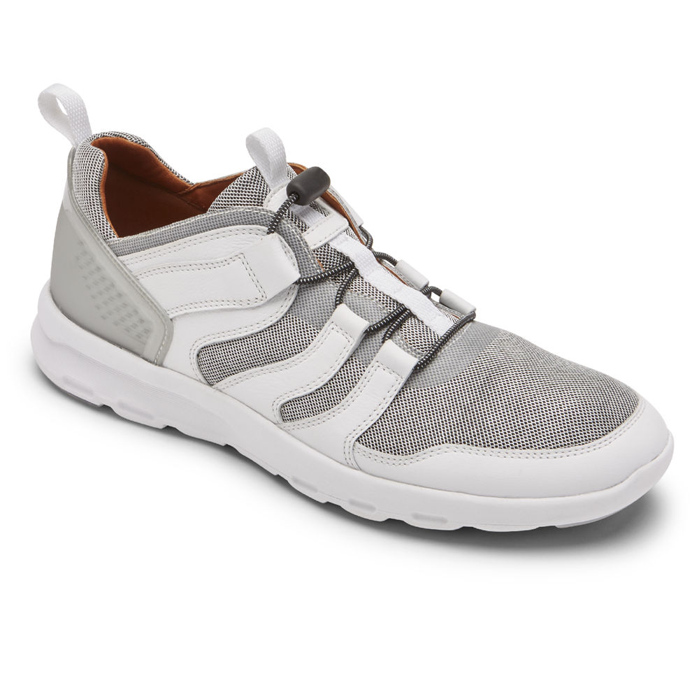 Rockport Mens Sneakers White - PulseTech Alt Bungee - UK 637-EIQFHN